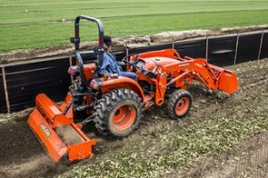 Kubota L3901 Tractor with Tiller